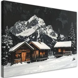 LEINWANDBILD Weihnachten 90x60cm