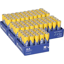 100x VARTA Industrial Pro AA LR6 4006 1,5V Alkaline – Gewerbepack