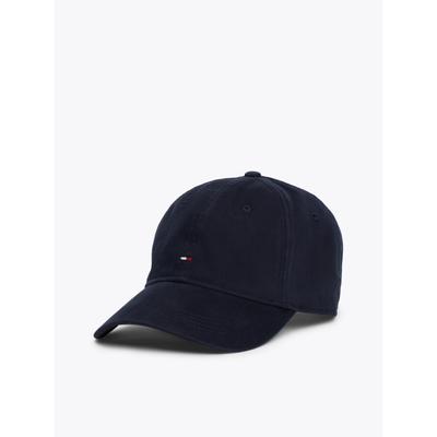 Baseball Cap TOMMY HILFIGER "TH FLAG '85 SOFT 6 PANEL CAP", Damen, blau (space blau), Baumwolle, Caps, mit Logostickerei größenverstellbar Unisex