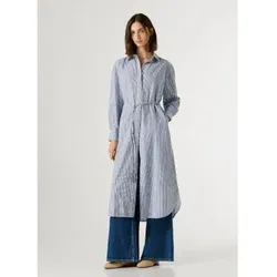 Pepe Jeans für Damen. PL9537786 Balikleid blau (S), Lässig, Baumwolle, Langarm