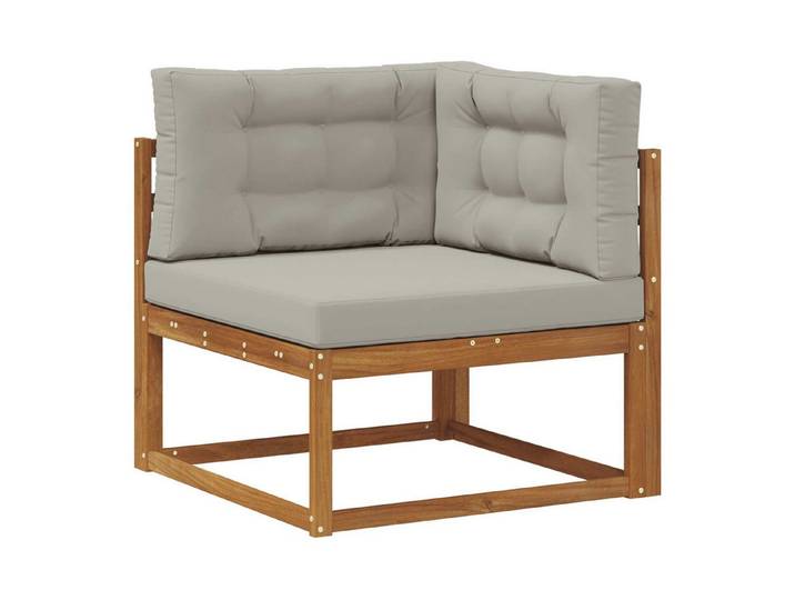 vidaXL Sofaelement Outdoor Ecksofa Natur (1 St)