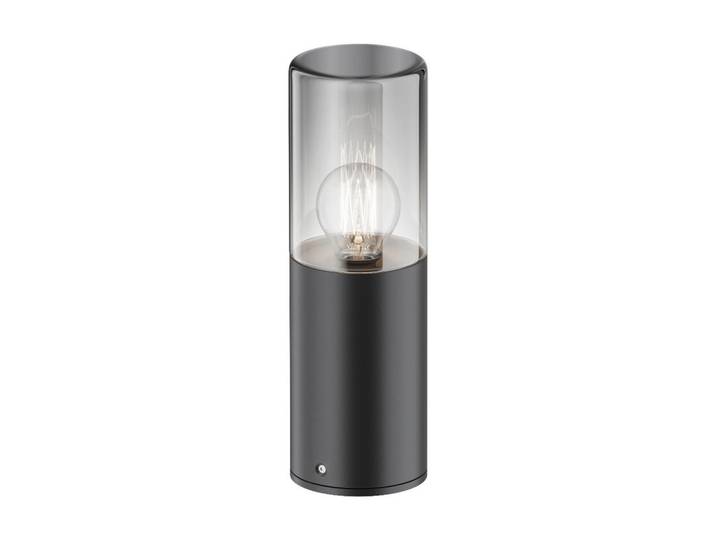 Maytoni Wegeleuchte, Dunkelgrau, Metall, Glas, 25 cm, CE, gleichmässige Lichtverteilung, Lampen & Leuchten, Aussenbeleuchtung, Wegbeleuchtung