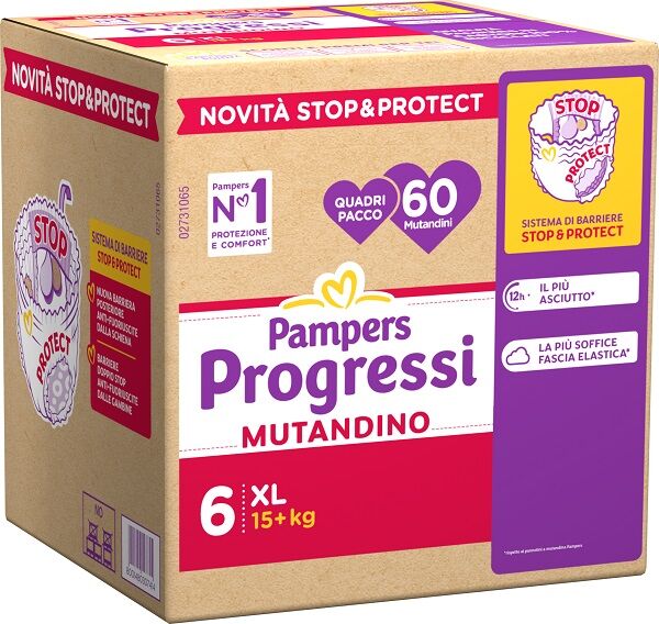 Pampers Quadri Progressi Mut Xl X60