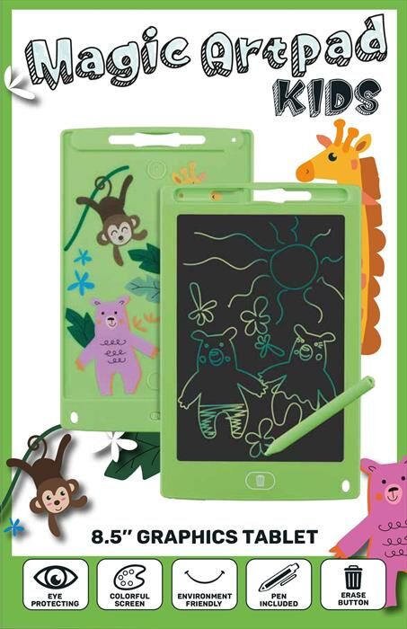 TECH POP Tablet Grafico Magic Artpad Kids-verde