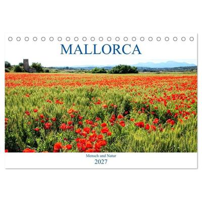 MALLORCA Mensch und Natur (Tischkalender 2027 DIN A5 quer), CALVENDO Monatskalender