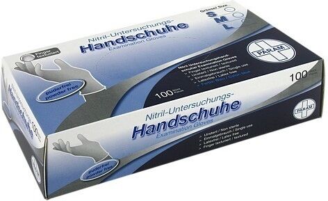 Handschuhe Einmal Nitril S blau