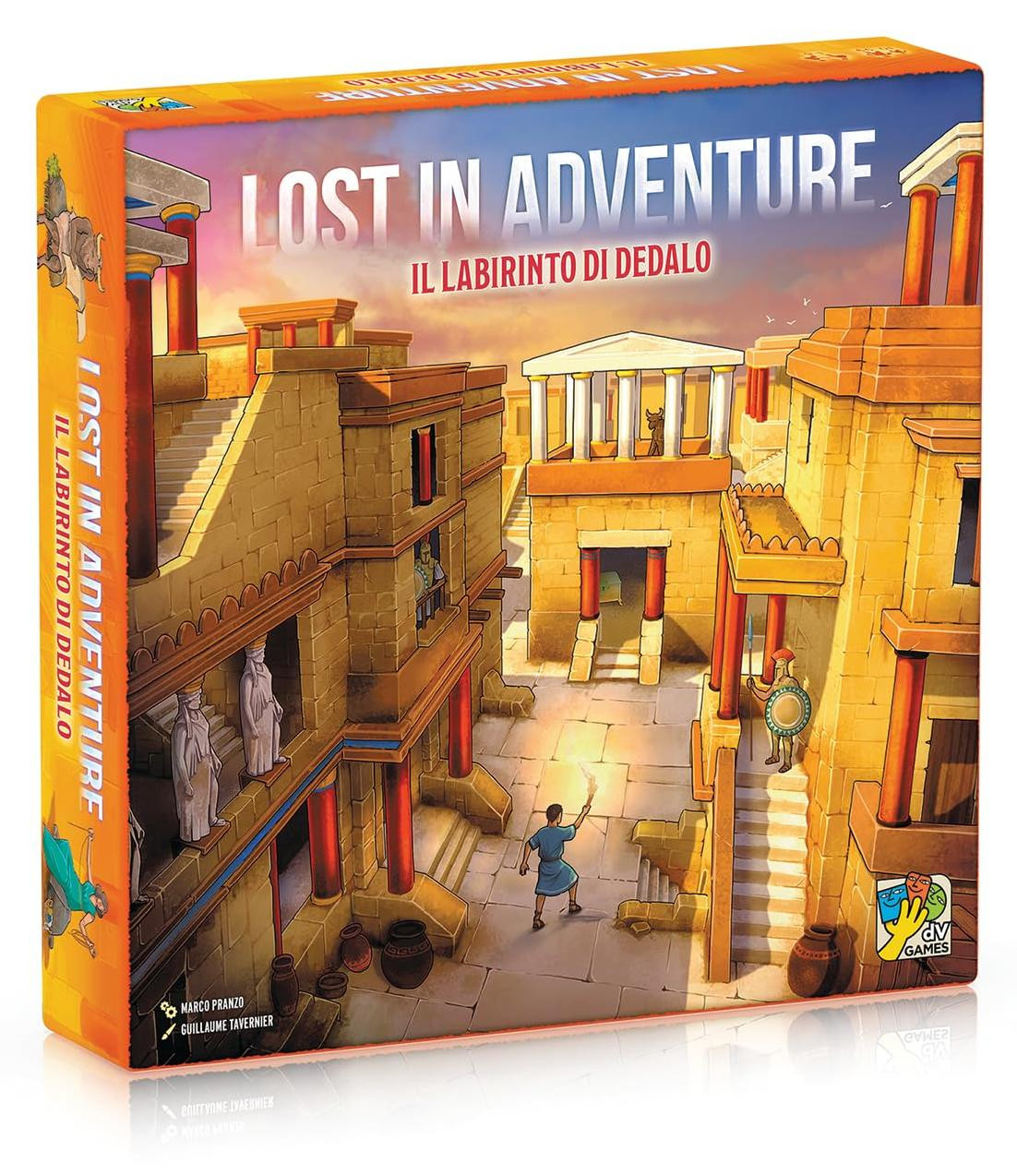 Verdwaald in Avontuur - Het Labyrint van Daedalus - Bordspel van dV Giochi