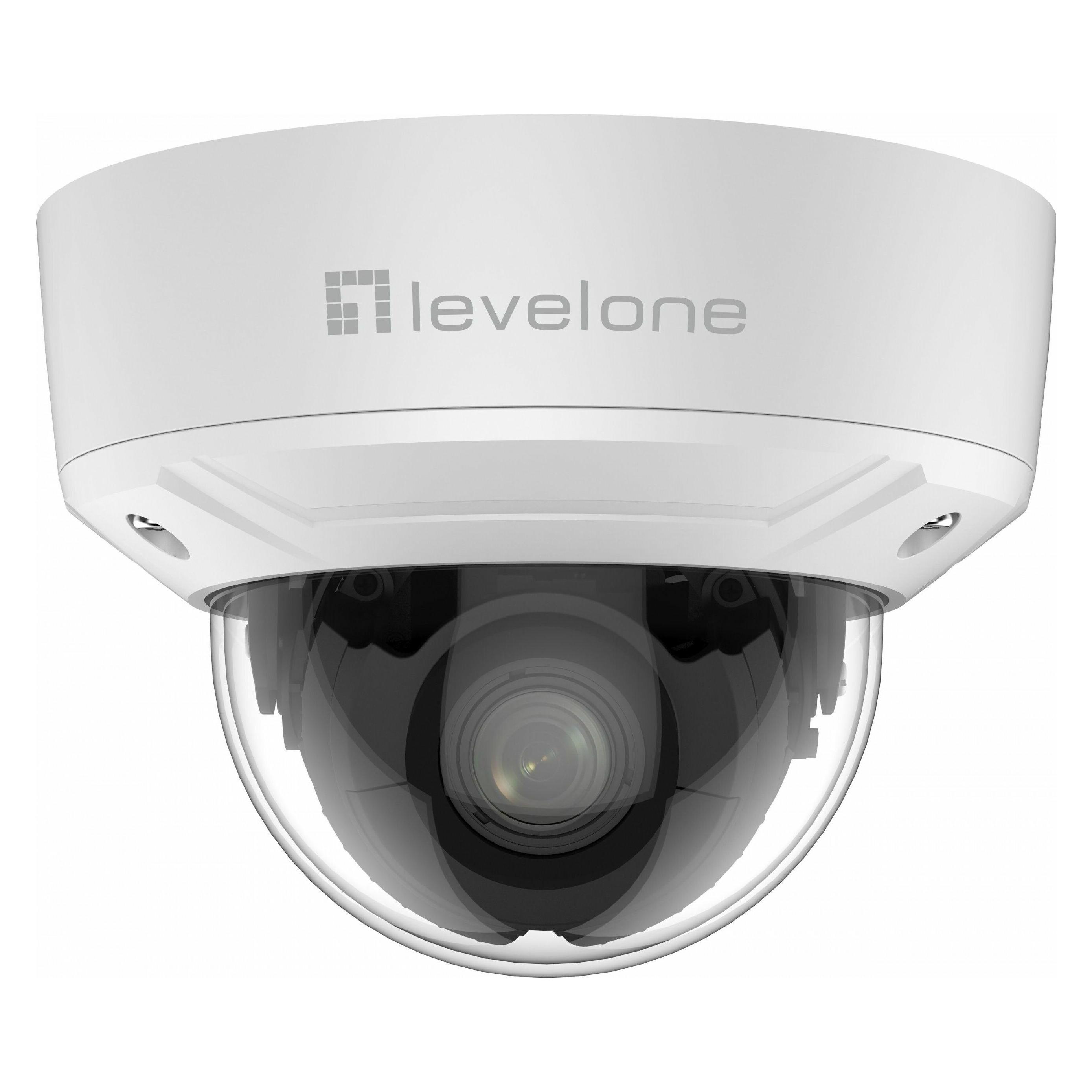 LevelOne IPCam FCS-3616 Dome Out 6MP H.265 IR 10W PoE (3200 x 1800 Pixels) (FCS-3616)
