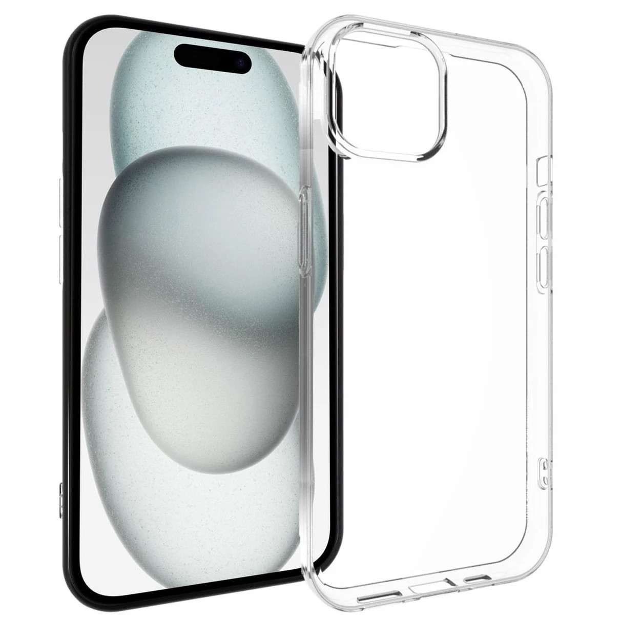 Accezz Clear Backcover iPhone 15 Transparant Telefoonhoesje