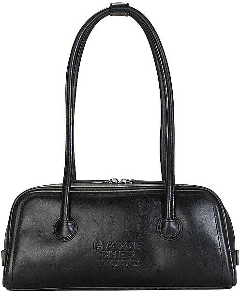 MARGESHERWOOD Ledertasche - Baguette Bag SOFT BAGUETTE schwarz EG