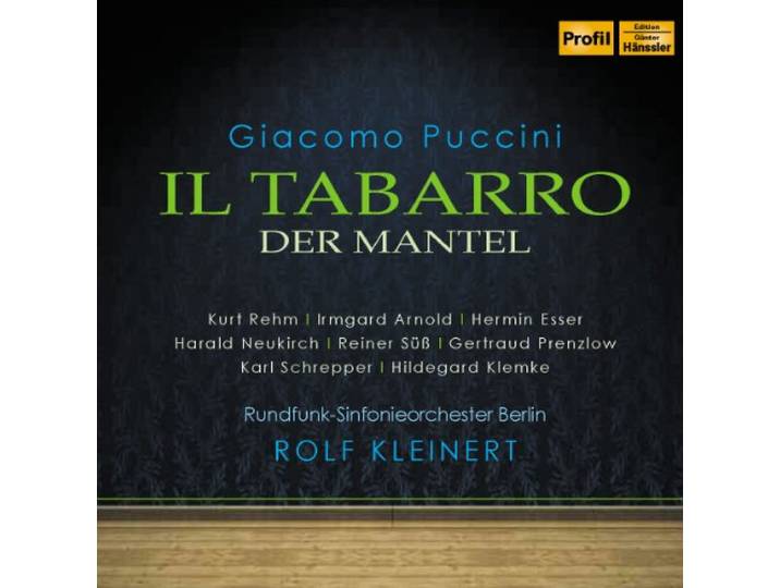 Rehm, Esser, ..Rundfunk-Sinfonieorc - Puccini: Il Tabarro - Opera In 1 Ac