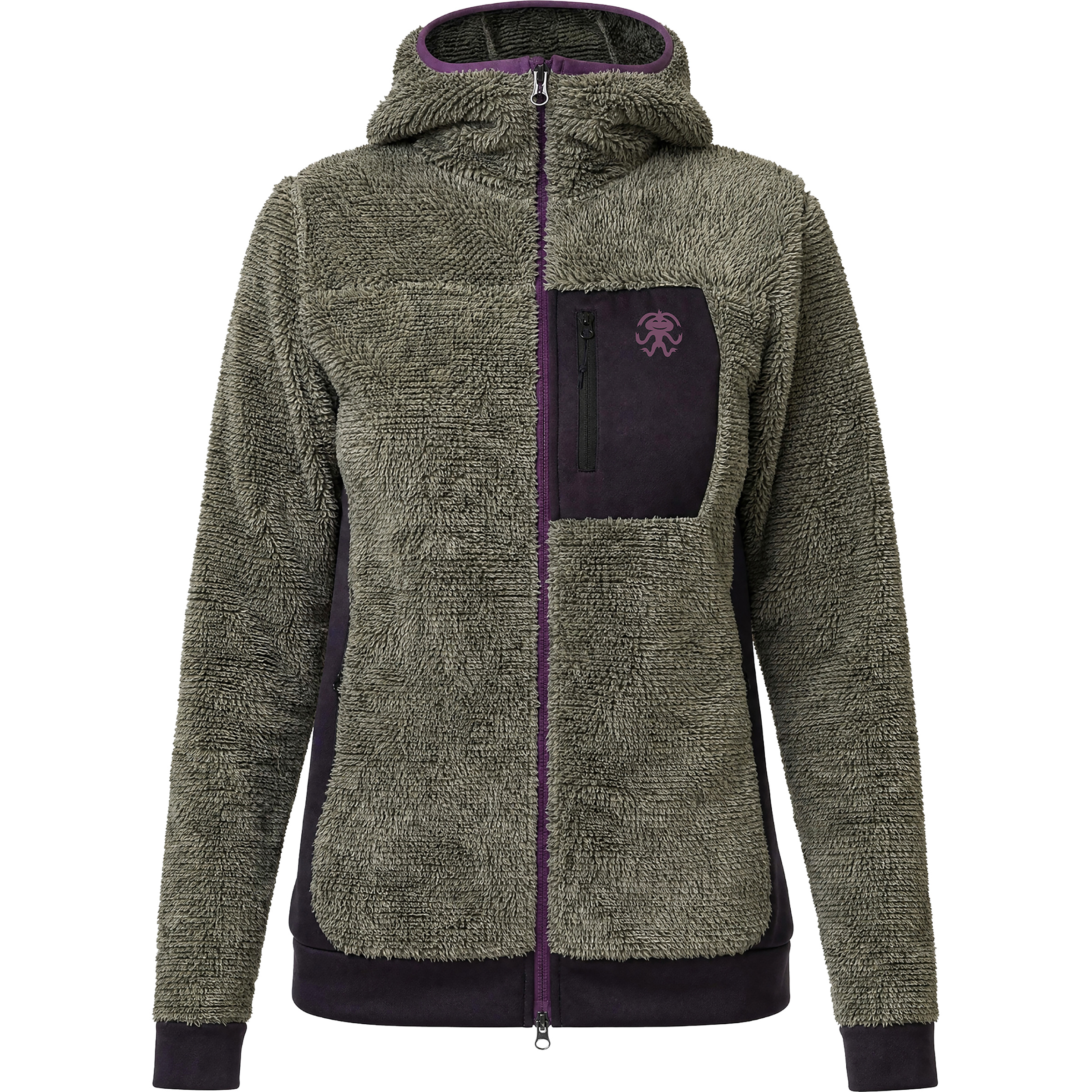 Rafiki Tarifa Fleece Damen Fleecejacke oliv Größe XS Bouldern Klein verpackbar Wasserabweisend