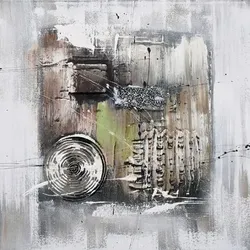 Originalbild ABSTRACT (BH 50x50 cm) - bunt - BH 50x50 cm