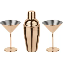 Rosenthal, Bar Zubehör, Set3t.Cockt.Martini Bar Utensils Edelstahl/PVD Kup (Cocktail Set)