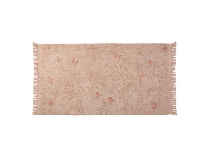 Lifetime soft pink vloerkleed butterflies / getuft