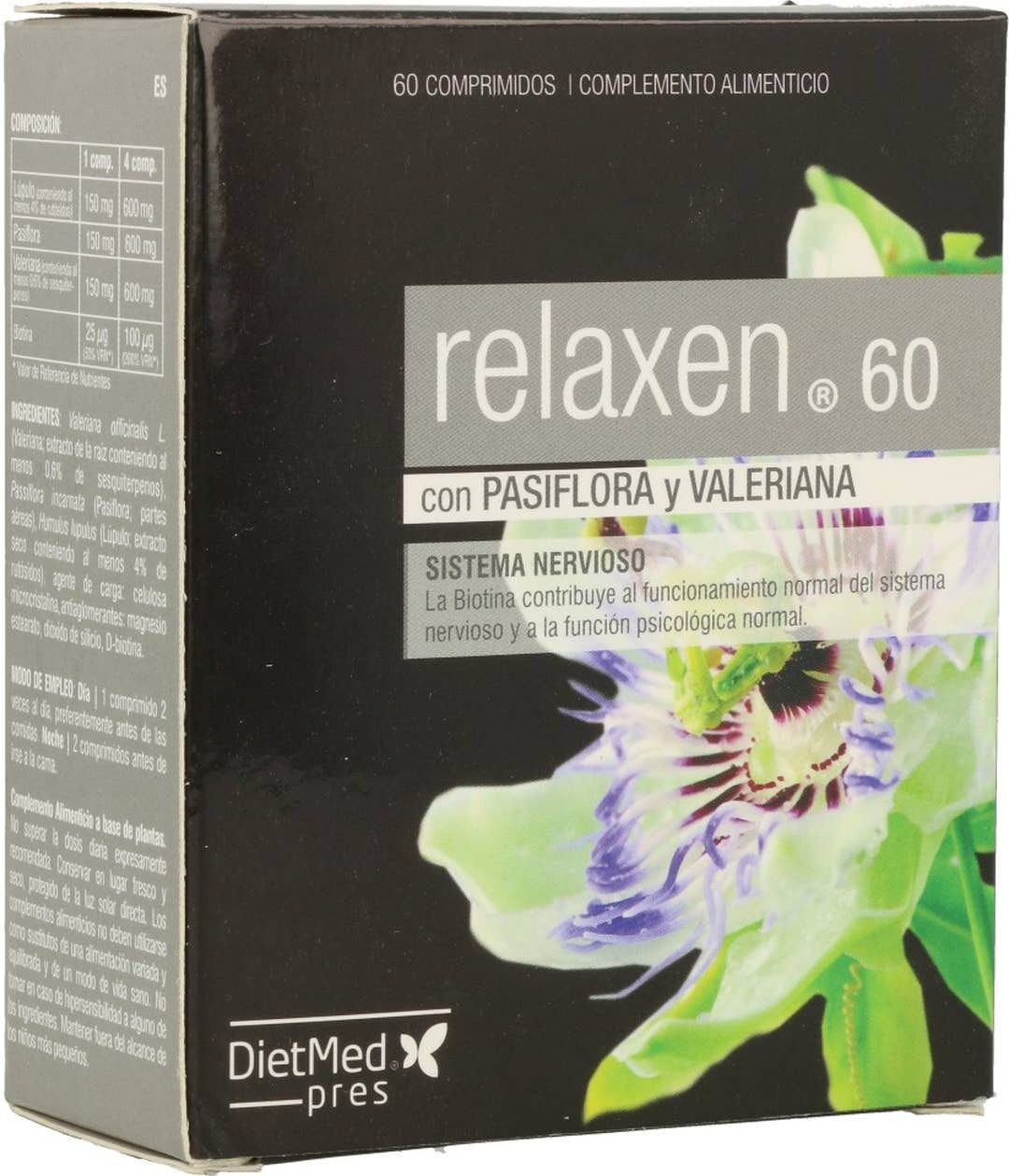 DietMed Dietmad Relaxen Pasiflora Valeriana 60comp