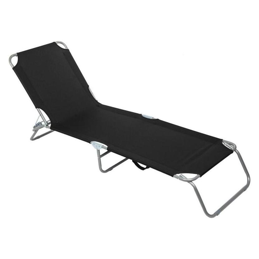Royokamp Foldable Camping Bed Black (45078248)