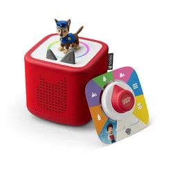 tonies - Toniebox 2 - Starter Set - Rot Play Set Paw Patrol Chase