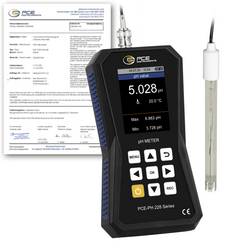 PCE Instruments Hochpräzises pH-Messgerät PCE-PH 228-ICA inkl. Elektrode Sensor ISO-Zertifikat ph °C mV GLP Konform