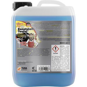 Tuga-Chemie Kunststoffreiniger Kunststoff-Teufel, für Tischoberflächen & Böden, Kanister 5 Liter