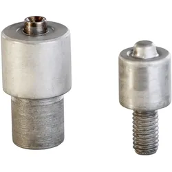 Ös-Werkzeug-Set 24, 25, 25 1/2, 26, Werkzeugstahl, silber