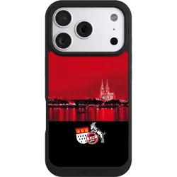 Nivocase Handyhülle für Apple iPhone 18 Pro Hülle NIVOpure Case Schwarz 1. FC Köln Offizielles (Apple iPhone 18 Pro), Smartphone Hülle, Schwarz