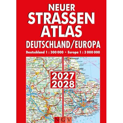 Neuer Straßenatlas Deutschland/Europa 2027/2028, Taschenbuch von , Naumann & Göbel, 978-3-625-14339-0