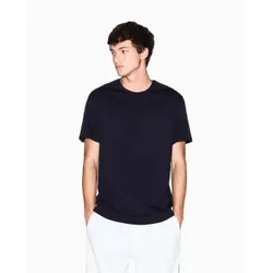 A|X Armani Exchange für Herren. XM001283AF10361UB101 Einfarbiges Regular T-Shirt marineblau (XXL), Lässig, Baumwolle, Kurzarm