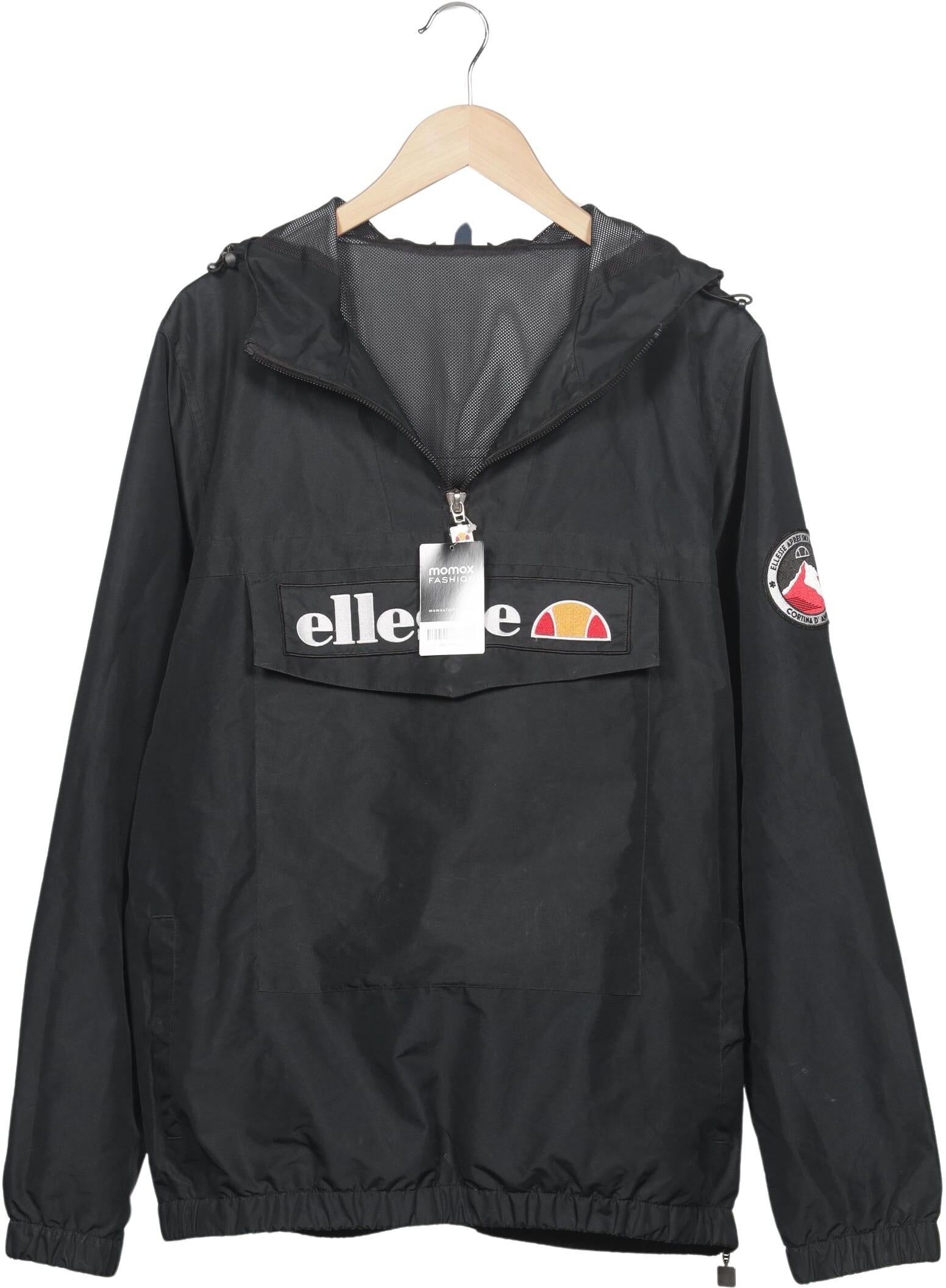 ellesse Damen Jacke, Schwarz, Gr. XL, Synthetik - Second Hand