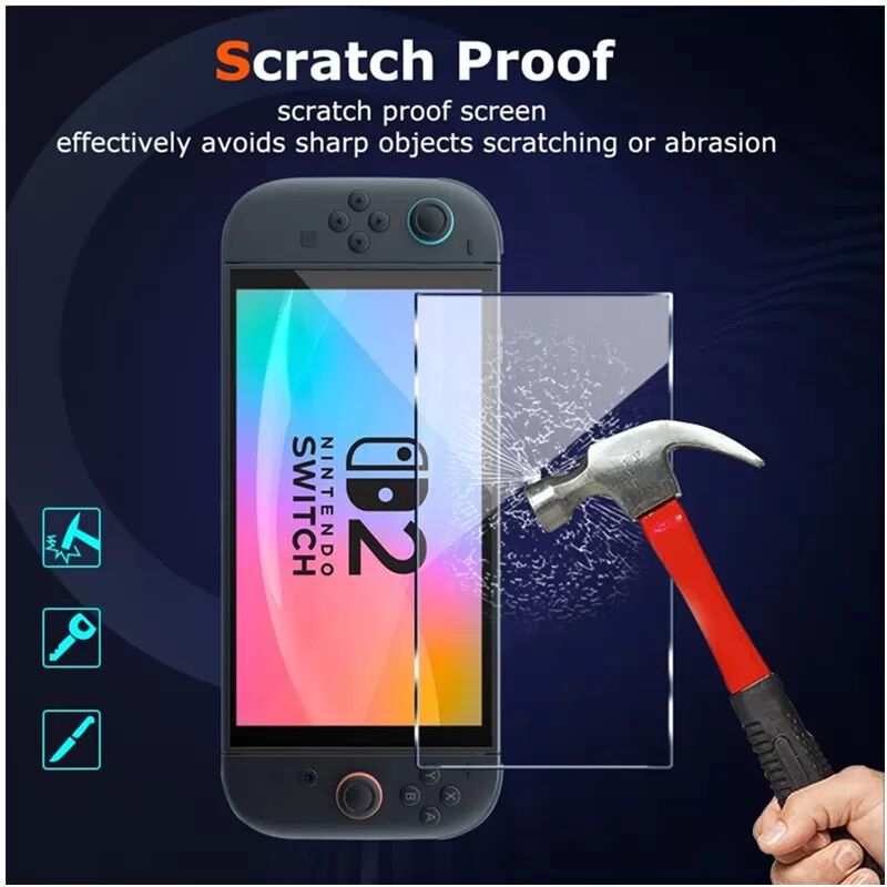 INF Ensemble de sacoche de protection pour Switch2 - Édition blanche