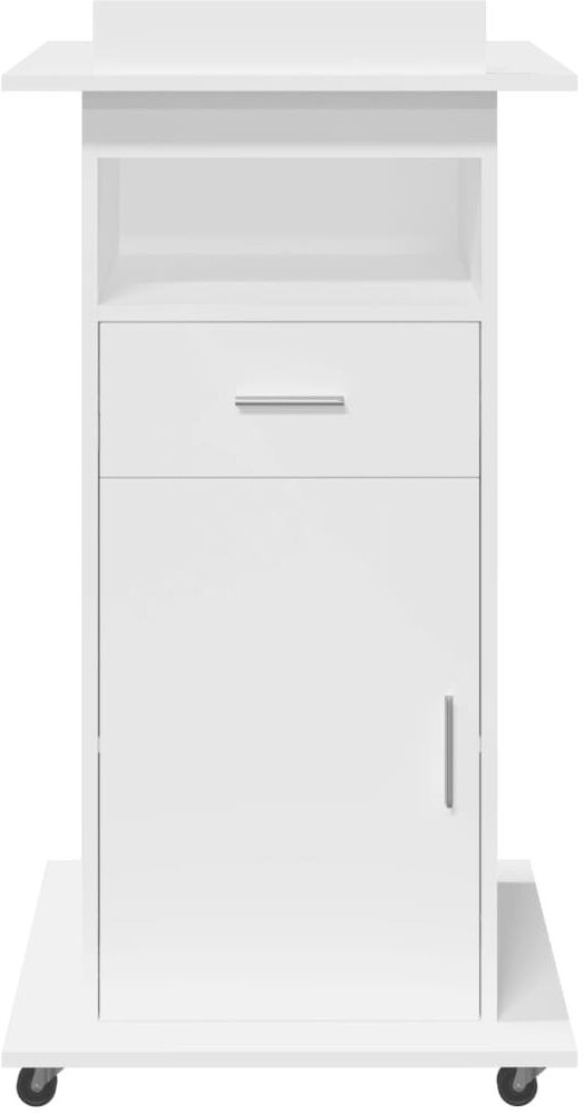 DEvidaxl 107cm Wood-based Material Lectern White 107cm H X 55cm W