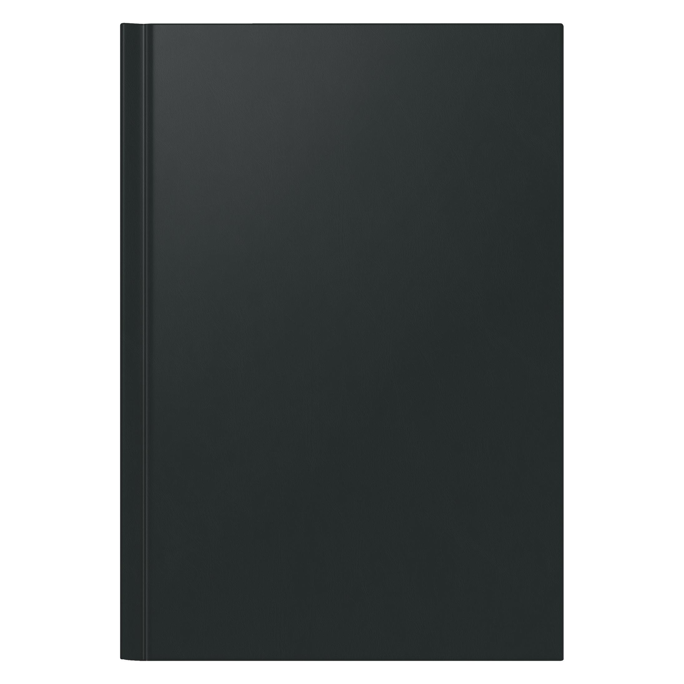 Rido id' Buchkalender "Ultraplan", immerw"hrend, schwarz (190x275mm, 1 Tag / 2 Seiten) (702200290)