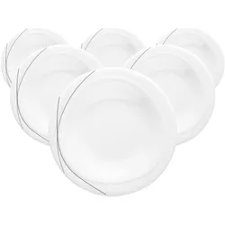 Seltmann Trio Highline Brotteller, Teller, Schwarz, Grau, Weiss