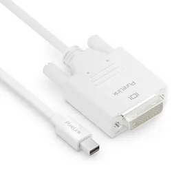 PureLink Mini DisplayPort auf DVI Kabel - 1920x1200 - WUXGA - iSerie - weiß - 1,50m