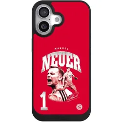 Nivocase Handyhülle für Apple iPhone 17 Hülle NIVOpure Case Schwarz FC Bayern München FCB Manuel Neuer (Apple iPhone 17), Smartphone Hülle, Schwarz