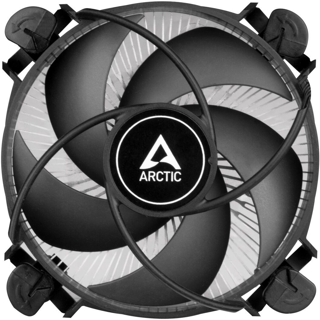 Arctic Alpine 17 CO Compact Intel CPU Air Cooler for Continuous Operation - 92mm Fan, Black/Silver