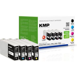 KMP kompatibel für Epson T789 XXL, schwarz, cyan, magenta, gelb  E220VXX