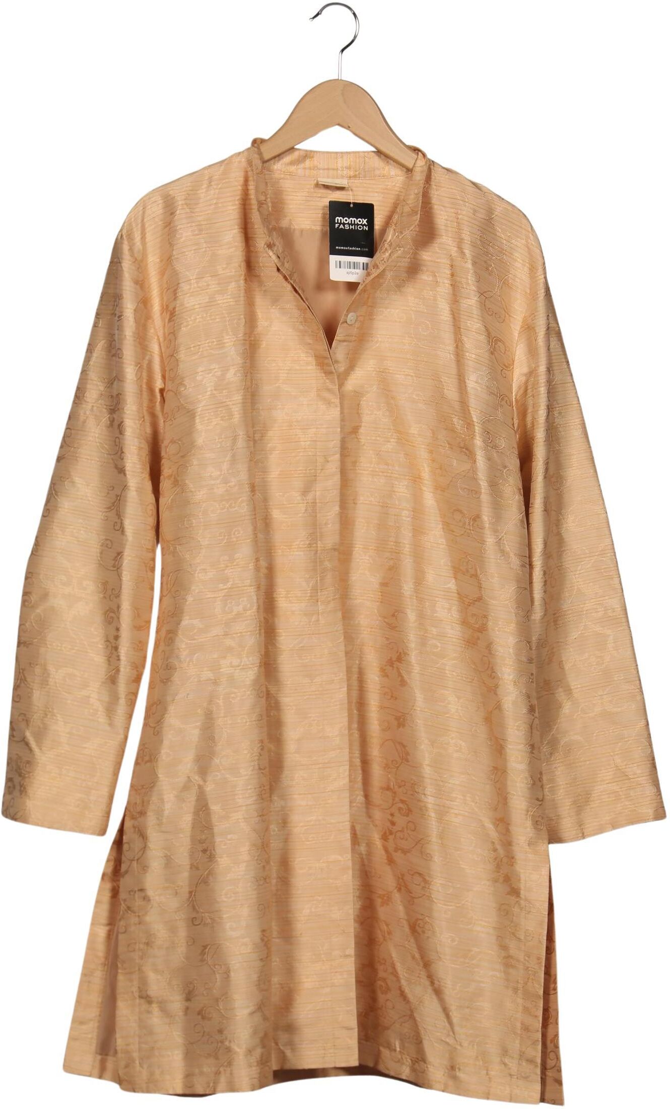 hessnatur Damen Mantel, Beige, Gr. EU 46, Seide - Second Hand