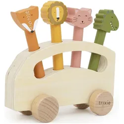 Trixie Baby Tierbus aus Holz Pop-Up
