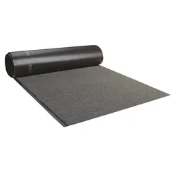 Schmutzfangmatte Miltex Olefin grau 1,83 x max. 18,3 m Schmutzfangmatte mit weichem Rücken, Meterware