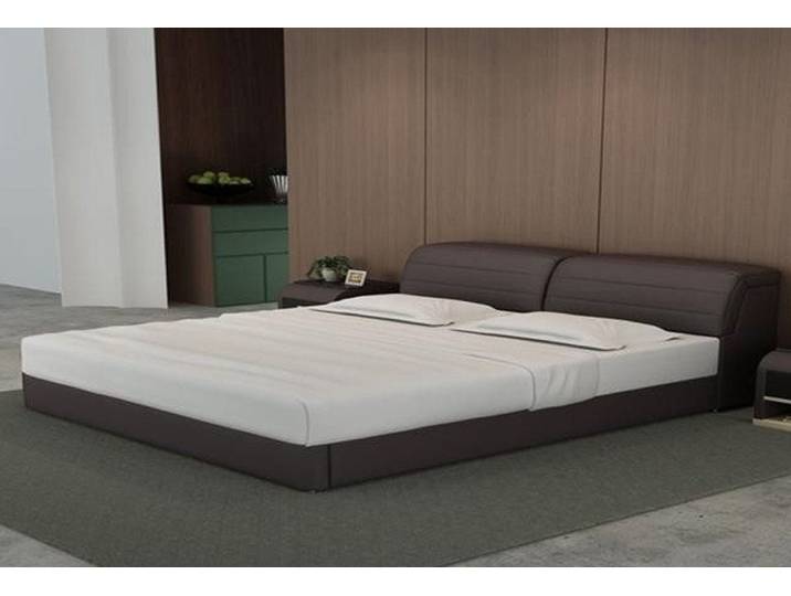 JVmoebel, Wasserbett Hotel Doppelbett LB8827 mit Leder- und Polsterbettgestell