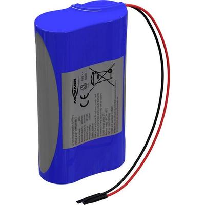 Ansmann 2S1P Akkupack 2x 18650 Kabel Li-Ion 7.2V 2600mAh Akkupack 2x Li-Ion 7.2V 2600 mAh