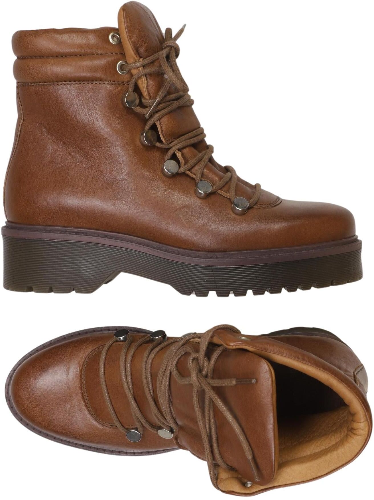 Mos Mosh Damen Stiefelette, Braun, Gr. EU 39, Leder - Second Hand