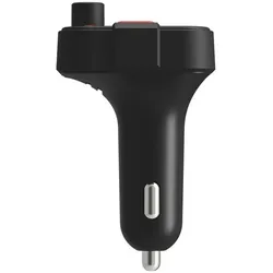 Savio, Autoradio Zubehör, FM Sender Bluetooth 5.3 QC 3.0 Ladegerät LED Display Bass Boost TR-15 schw