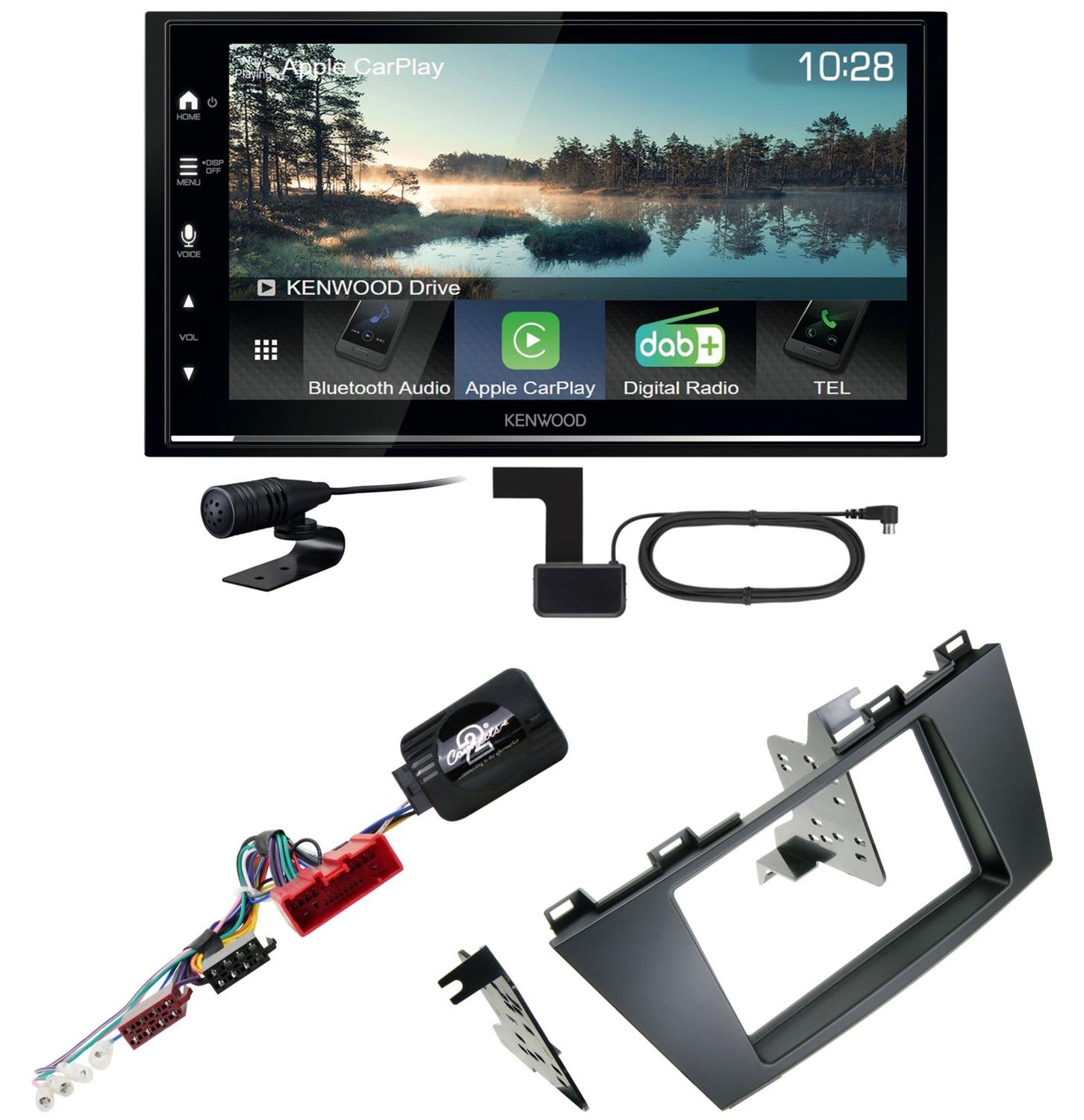 Kenwood DMX7722DABS Android Auto CarPlay Bluetooth Einbauset für Mazda 5 CW