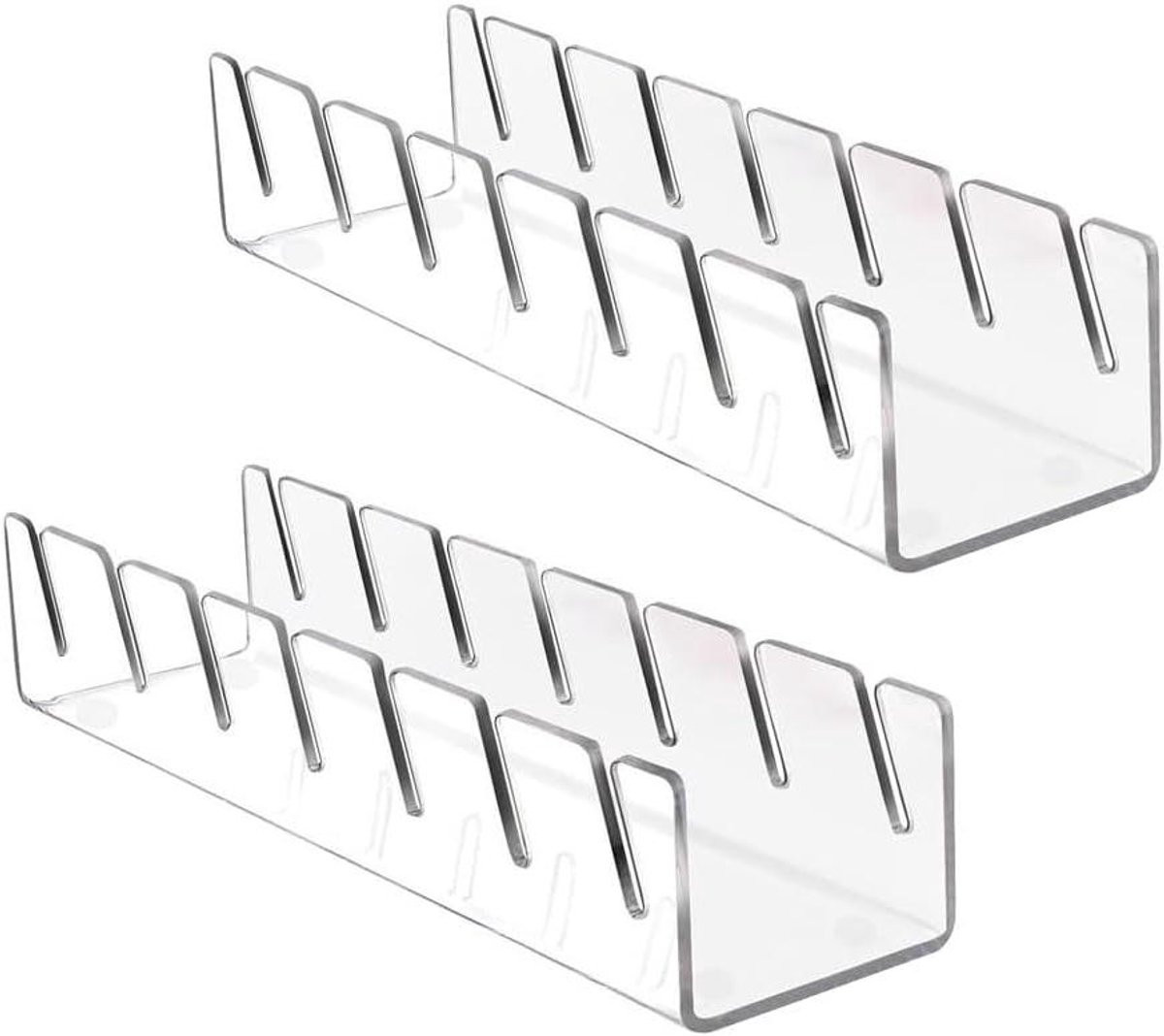 Hoedenset Organizer - Transparante Cap Organizer voor 14 Petten - Stapelbaar Ontwerp