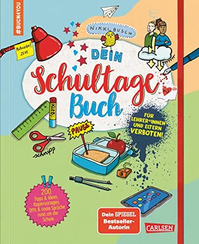 Nikki Busch - Dein Schultagebuch: Für Lehrer*innen und Eltern VERBOTEN! (#buch4u) Schulplaner und Journal in einem Buch Ausfüllbuch für Jungs und Mädchen ab 10 Jahren (7) - Preis vom 02.10.2026 23:42:20 h