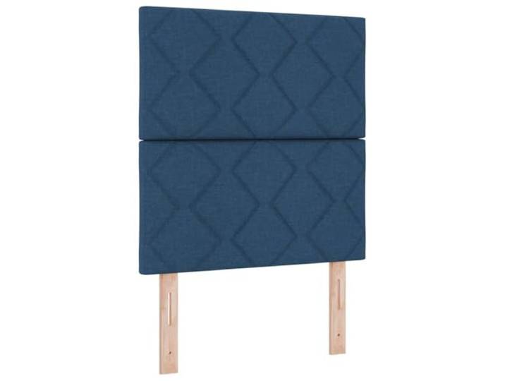 Makastle Kopfteil Blau Stoff 80 x 128 cm Höhenverstellbar 118/128 cm