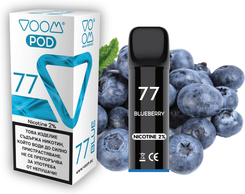 VOOM POD 77 Blueberry  2 ml - 2% nicotine - 1  single unit