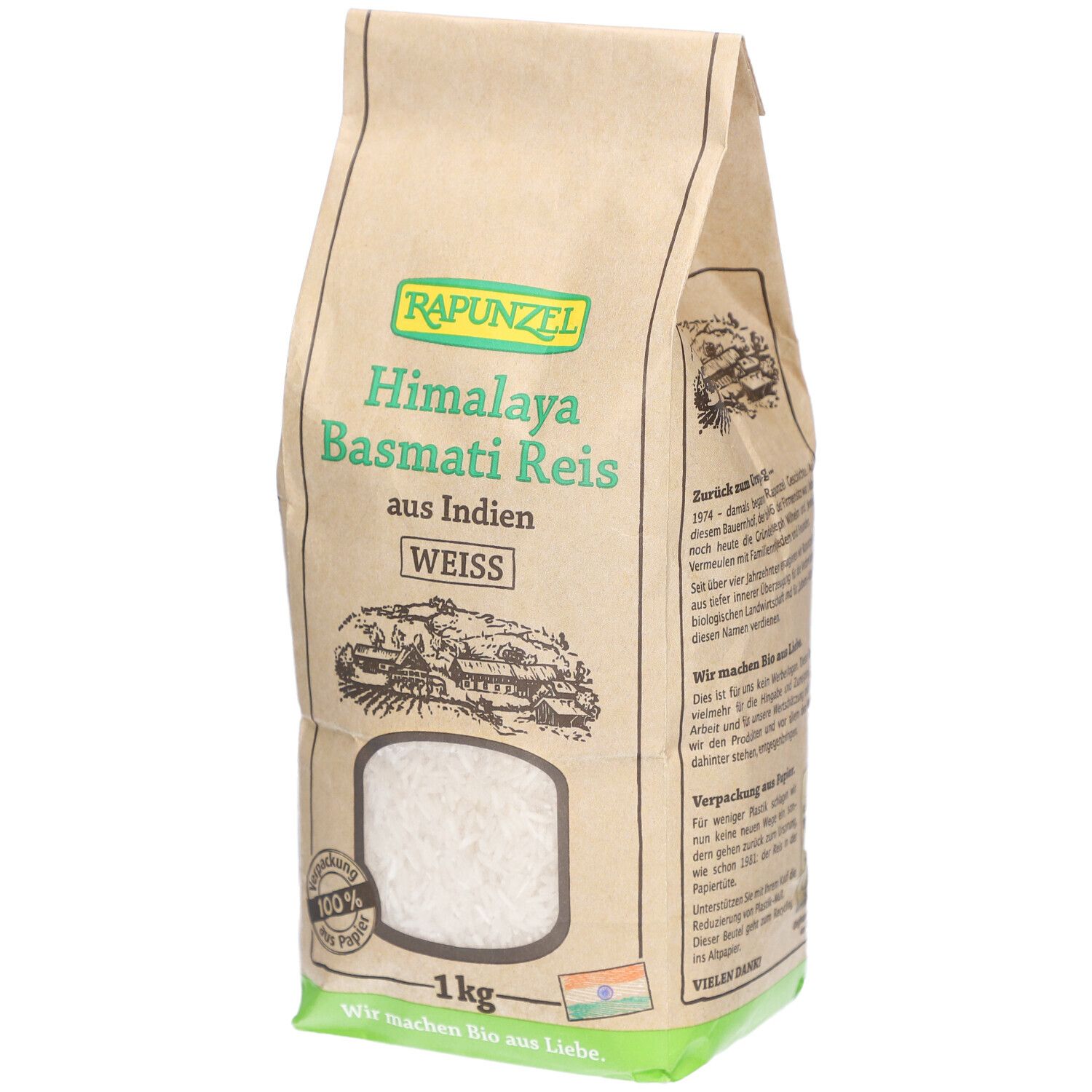 Rapunzel Himalaya Basmati Reis weiß 1000 g Keine Angabe